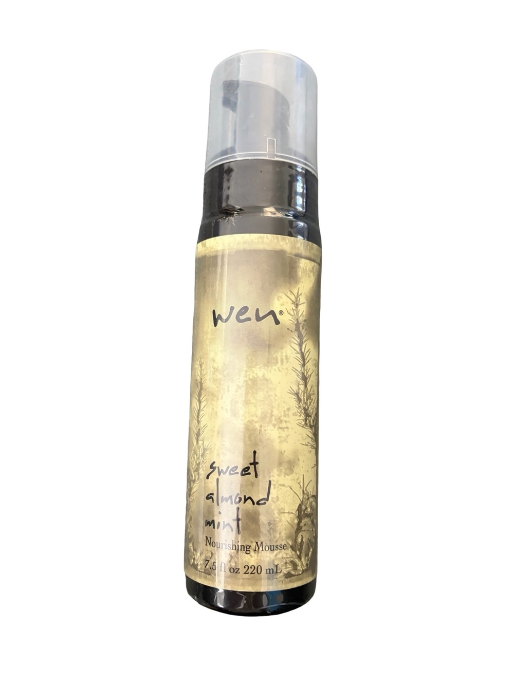 WEN Sweet Almond Mint Nourishing Mousse - Gold Bottle